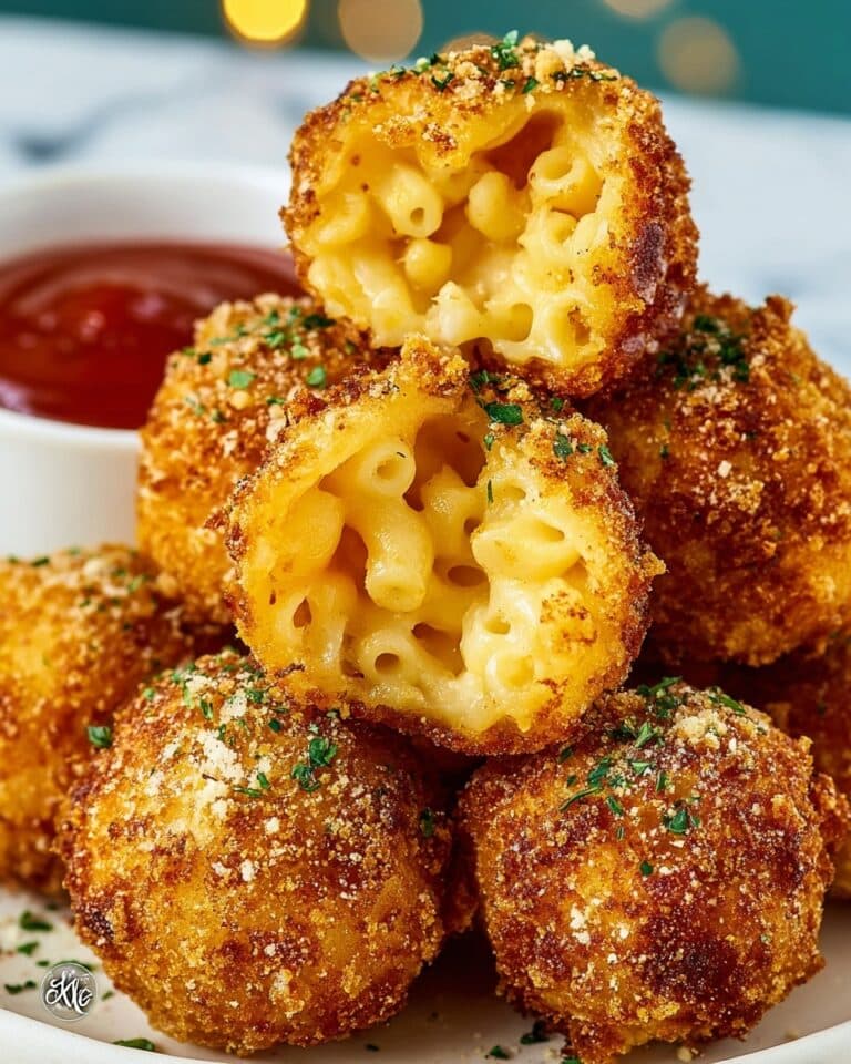 Crispy Cheesy Mac and Cheese Bites Recipe