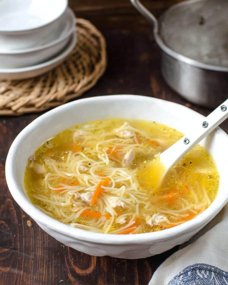 Chicken Noodle Soup for Two Recipe